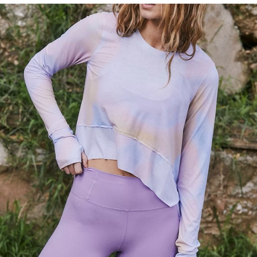 Free People Movement Tempo Long Sleeve in Color Aura Size Small
